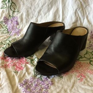 Black Naturalizer mule heels